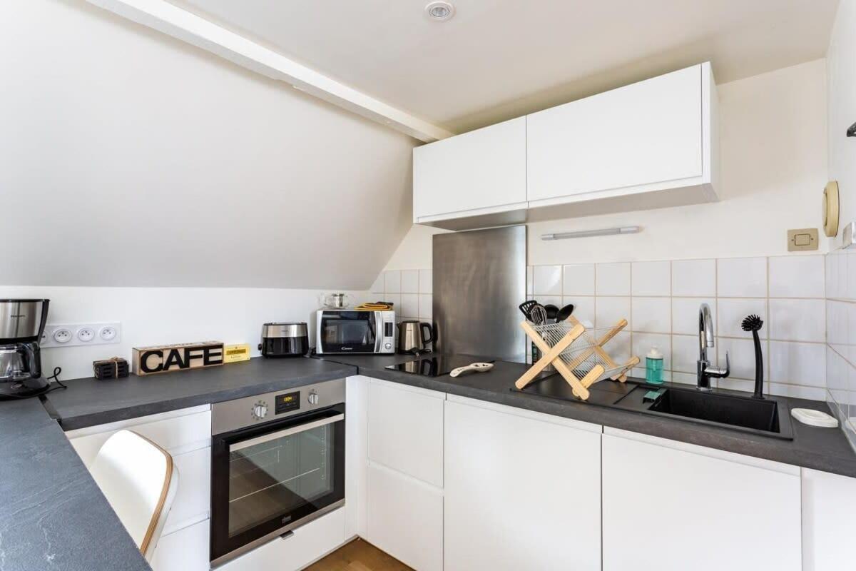 サン・マロLe Petit Pastel - Joli Duplex - Proche De La Plageアパートメント エクステリア 写真